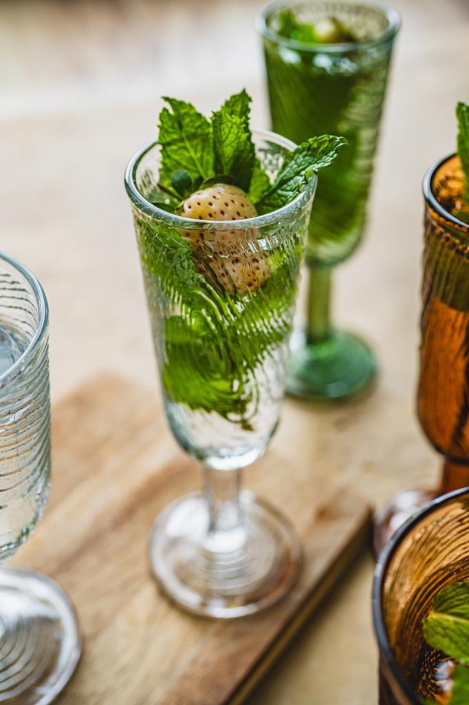 Champagne Glass, Wood Slice Pattern, Arbre, Transparent