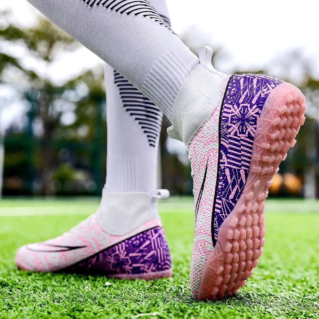 Herren Fußballschuhe Original Fußballschuhe Society Outdoor Lange Stollen Top Qualität Schüler Training Rasen Training Fußballschuhe