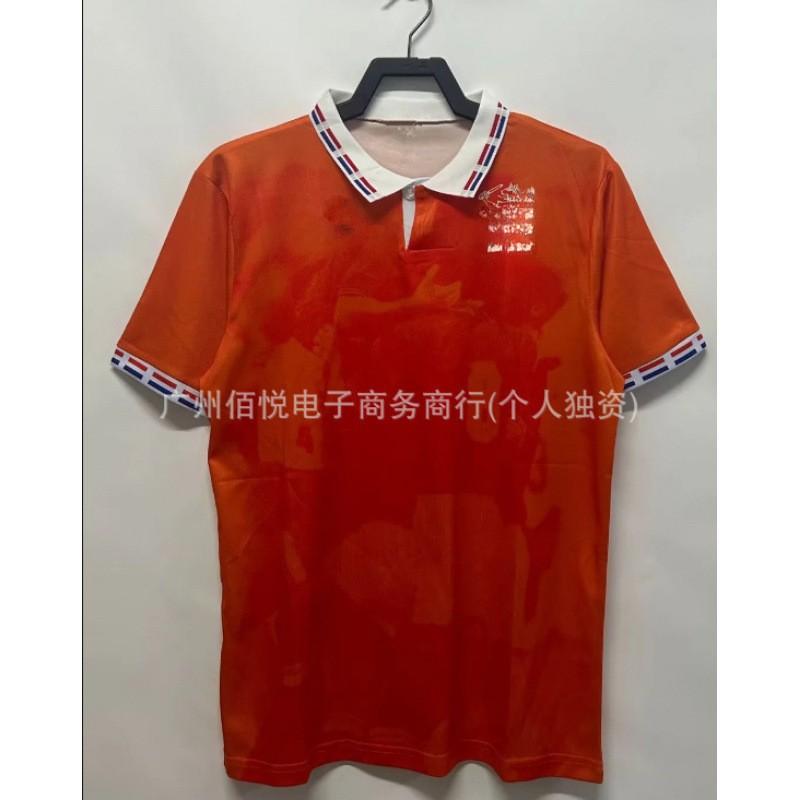 Netherlands Retro Football Jersey 1996 1998 Home Away Single Piece Soccer Shirt Men