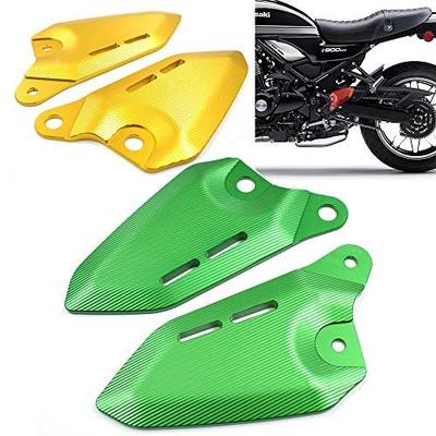 LEDISHUN Z900RS Części Aluminiowa Płytka Osłony Pięty 1 Para Kompatybilna Kawasaki Z900RS/CAFE (2018-2024) (czarny)
