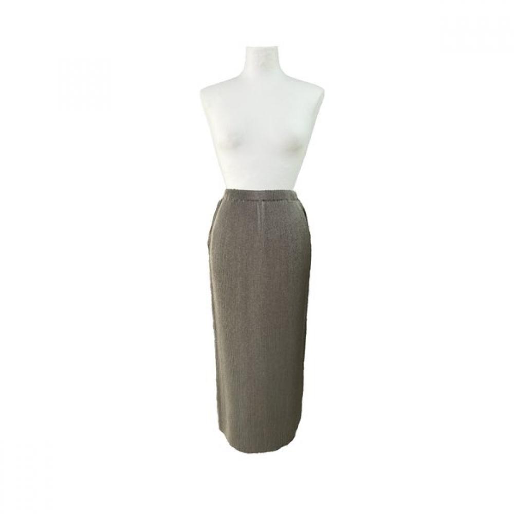Specchio Pleated Straight Skirt 441 228