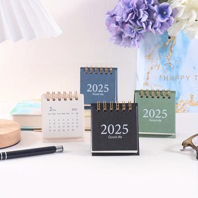 2025 Flip Desk Calendar with Notepad - Ideal for Office & School Decor, Back-to-School Essential