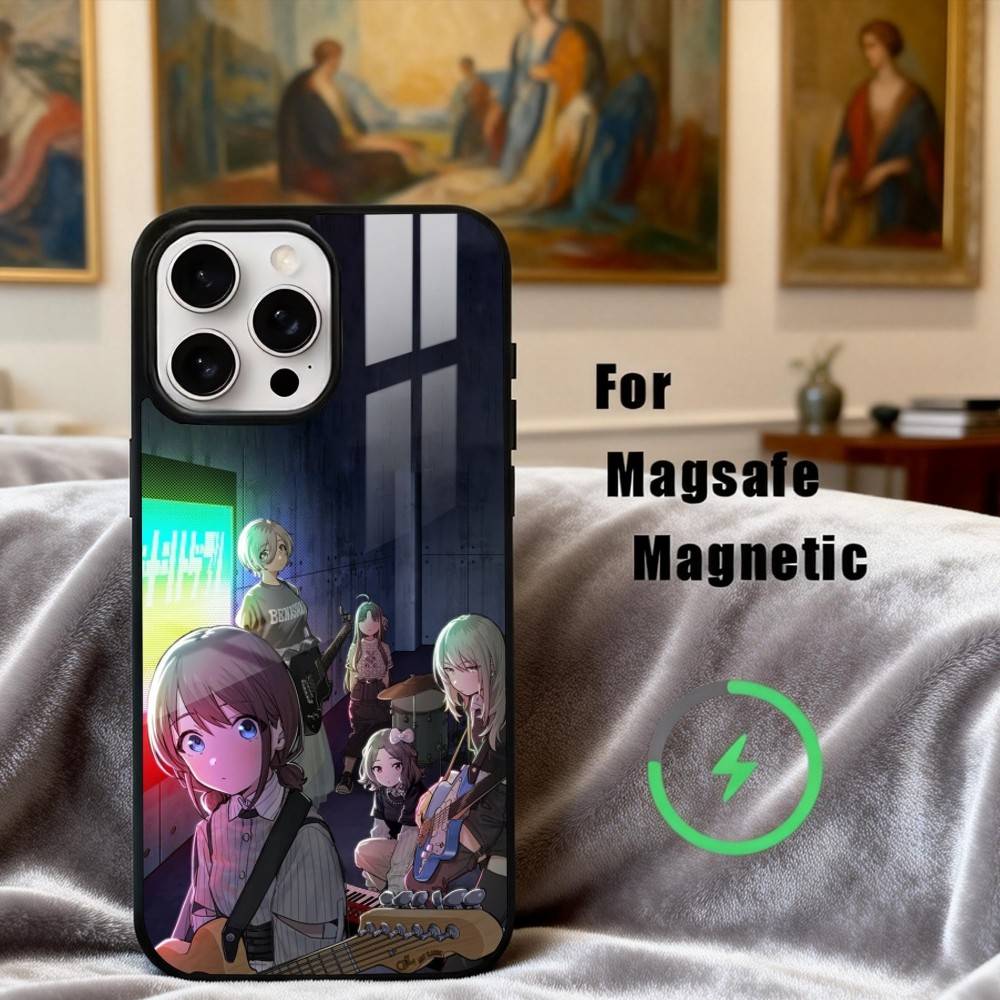 Anime G-GIRLS B-BAND C-CRY Phone Case For iPhone17,16,15,14,13,12,11 Plus,For Magnetic Wireless Charge Cover