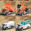 Inertia Alloy Crane Dump Truck Excavator Model For Kids Engineering Vehicle Play