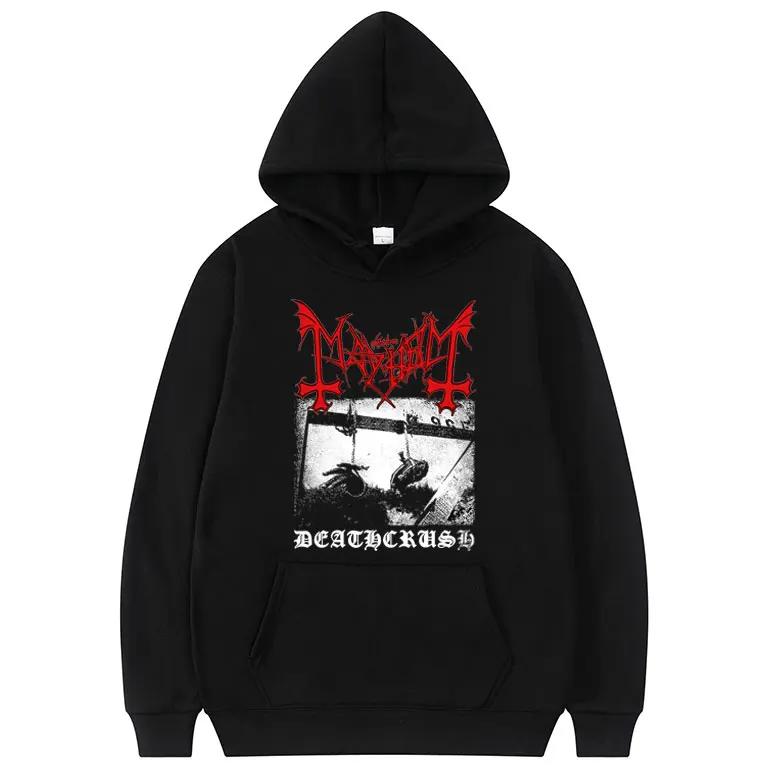 Rapper Mayhem Deathrush Hoodie Women Unisex Fashion Hoodie Sweatshirt Street Hip Hop Hooded Pullover