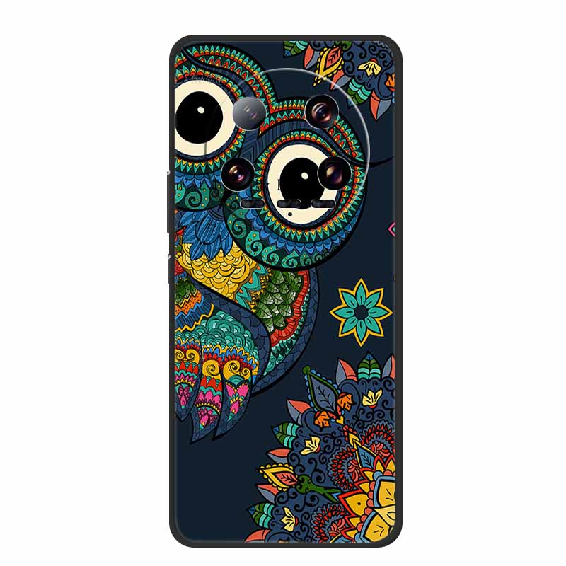 Für Xiaomi 14 Ultra Hülle Tiere TPU Silikon Weiche Rückabdeckung Handyhüllen für Xiaomi14 Ultra Schutz 24031PN0DC Coole Hülle