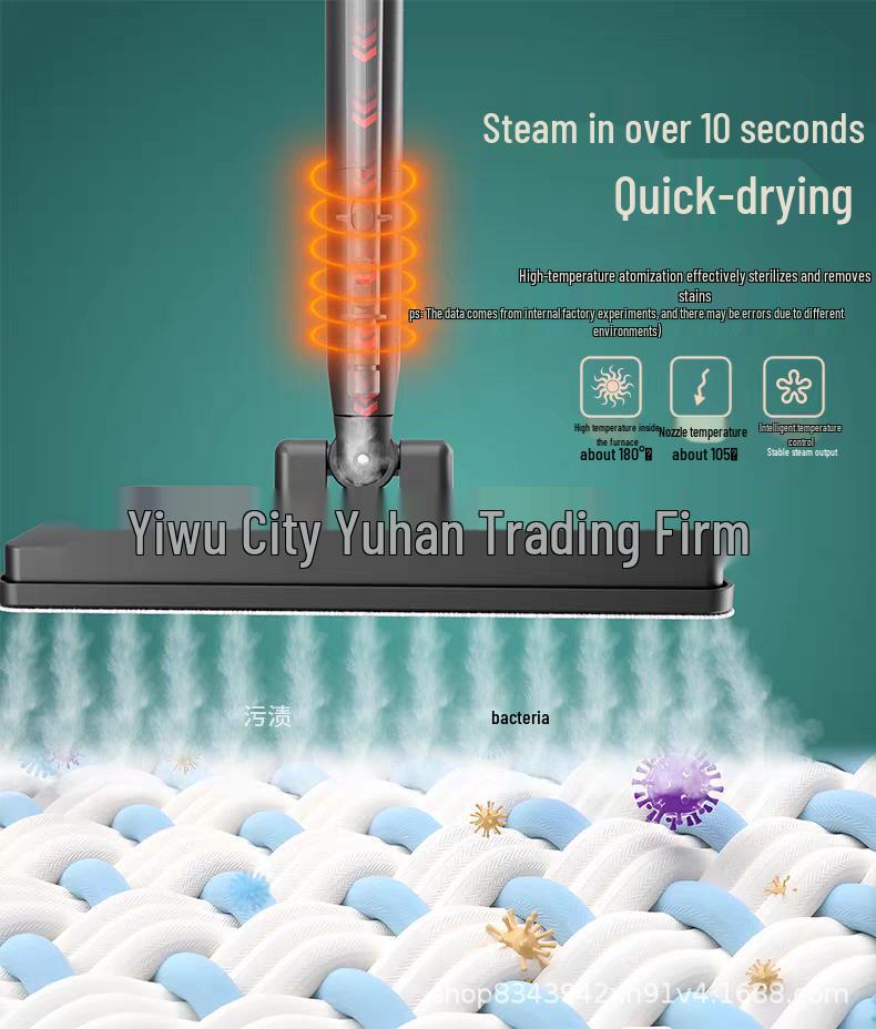 Hochtemperatur-Hochdruck-Dampfreiniger mit Universalrädern und dualer Temperaturregelung für die Küchenreinigung