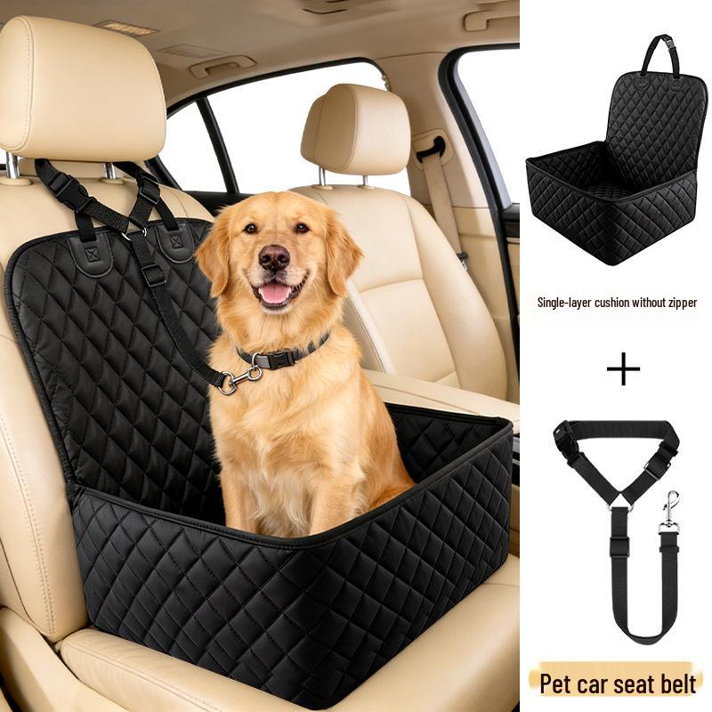 Waterproof & Dirt-Proof Rear Car Seat Cushion for Small/Medium Dogs - Travel Essential Mat