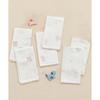 Bamboo Bebe Signature Embossed Handkerchief My Pet 6 Pieces
