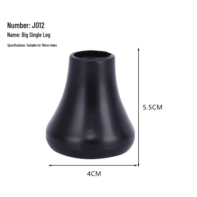 Multi-spec Anti-Slip Rubber Cane Tip for Elderly Walking Sticks - Tripod & Quadruped Foot Covers