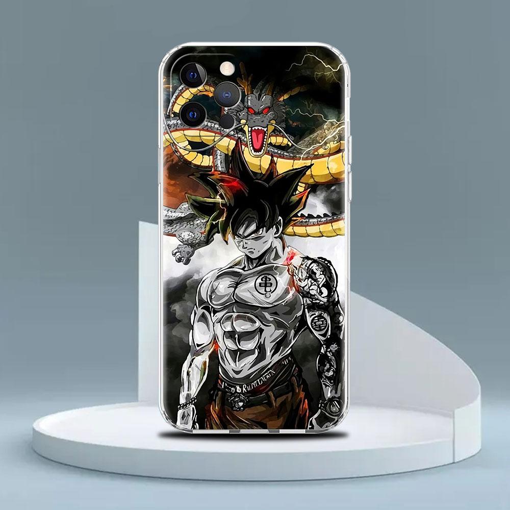 Husa transparenta Dragon-Ball pentru Apple iPhone 14 11 13 12 Pro 7 8 Plus XR X XS Max 6 6S 14Pro Husa de telefon din silicon