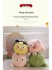 Cross-Border Honey Tea Sauce Plush: Big-Eyed Piggy Bee, Crocodile, Unicorn Stuffed Toy - Creative & Funny.