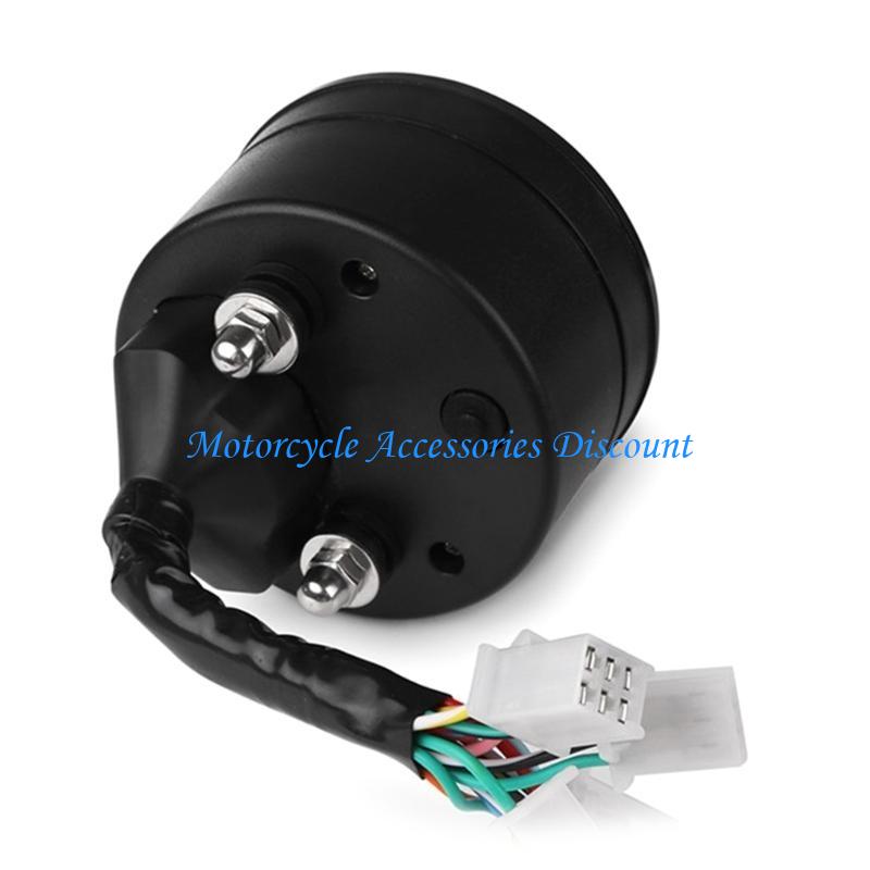 H7JD 12V Motorrad Tacho Drehzahlmesser Kraftstoffanzeige Armaturenbrett Anzeigen Zifferblatt Kilometerzähler LCD Digital