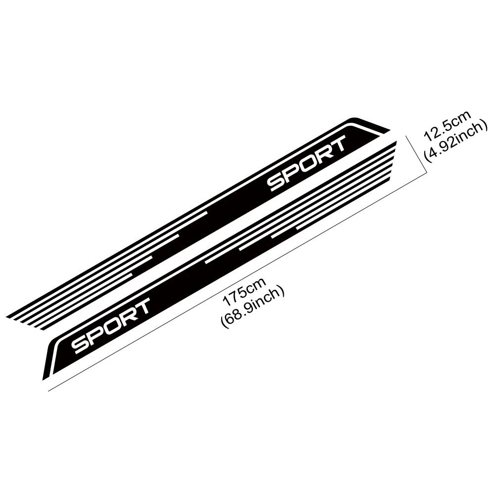 Pickup Car Door Side Stickers Waterproof Sport Vinyl PVC Decals Self-adhesive Auto Body Styling Decoration Stickers Accessories