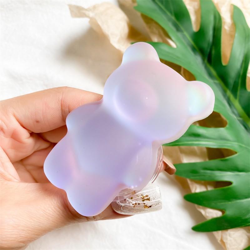 

Korean Colorful Bear Airbag Bracket Cartoon Candy Matte Phone Stand Desktop Folding Gift
