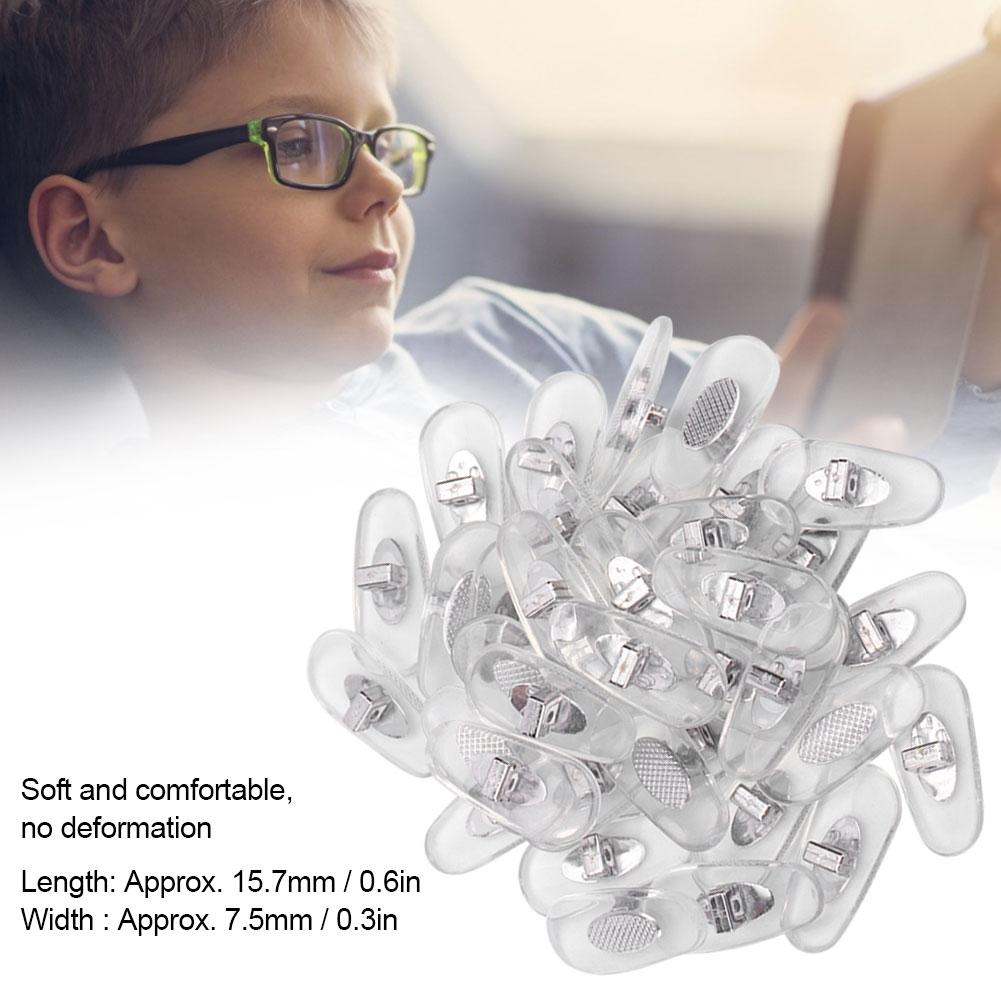 20 Pairs Soft Inserted Type Anti-Slip Nose Pads Glasses Sunglasses Accessories