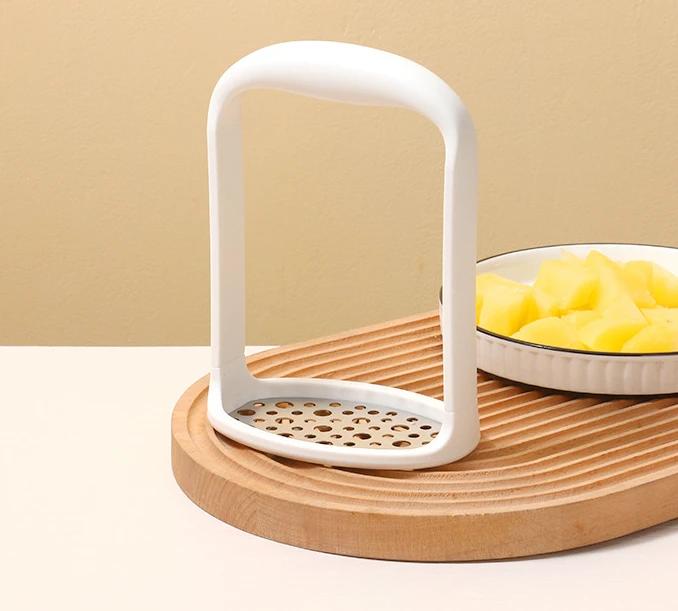 Kartoffelstampfer aus Edelstahl, manueller Knoblauchstampfer, spart Aufwand, Werkzeuge für Nahrungsergänzungsmittel, Kartoffelpüree-Werkzeug, Küchenwerkzeuge für Restaurants