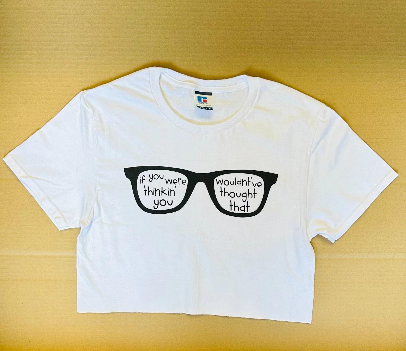 Cool glasses Cropped top shirt XL