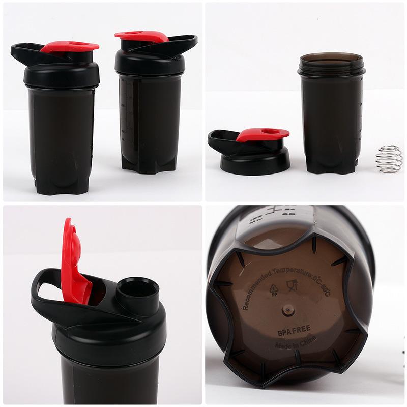 Water bottle100ML small protein powder shaker cup milkshake cup meal replacement sports fitness water cup with mini shaker cup for brewing