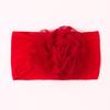 New cute and comfortable flower children's jewelry, soft solid color baby fontanelle headband, baby headband