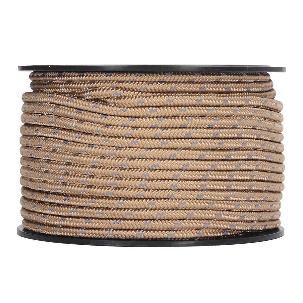 50m 6mm Reflective Tent Rope Reflective Windproof Rope Tent Cord Outdoor Camping Accessories