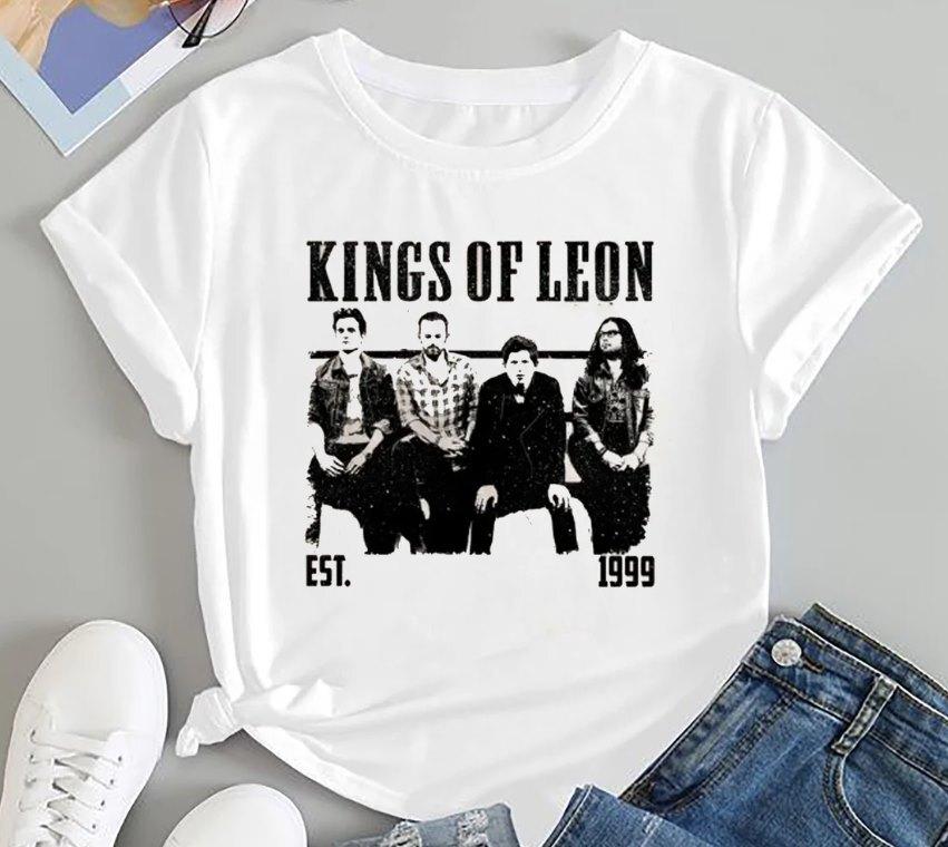 

Винтажный Kings Of Leon Est. Футболка 1999, футболка в подарок для фаната группы Kings Of Leon 3XL