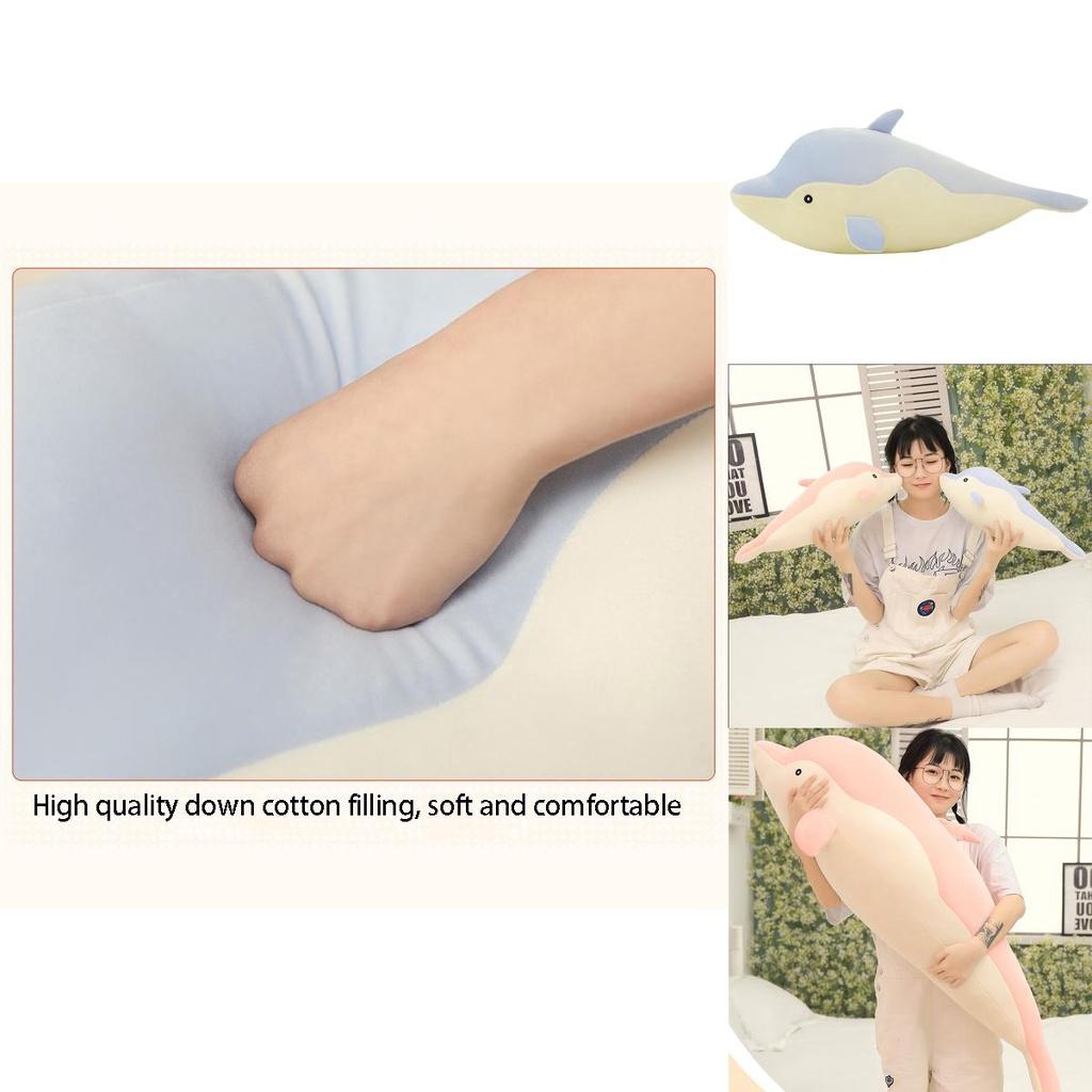 Adorable Dolphin Plush Toy Soft And Fluffy Ocean Animal For Kids And Adults
