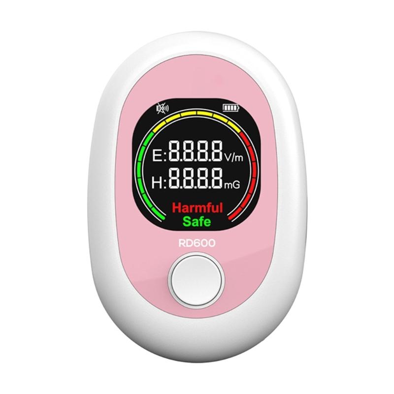 RD600 EMF Meter Electromagnetic Radiation Detector Electric Field Tester Magnetics Field Radio Testing Sound Light Alarm