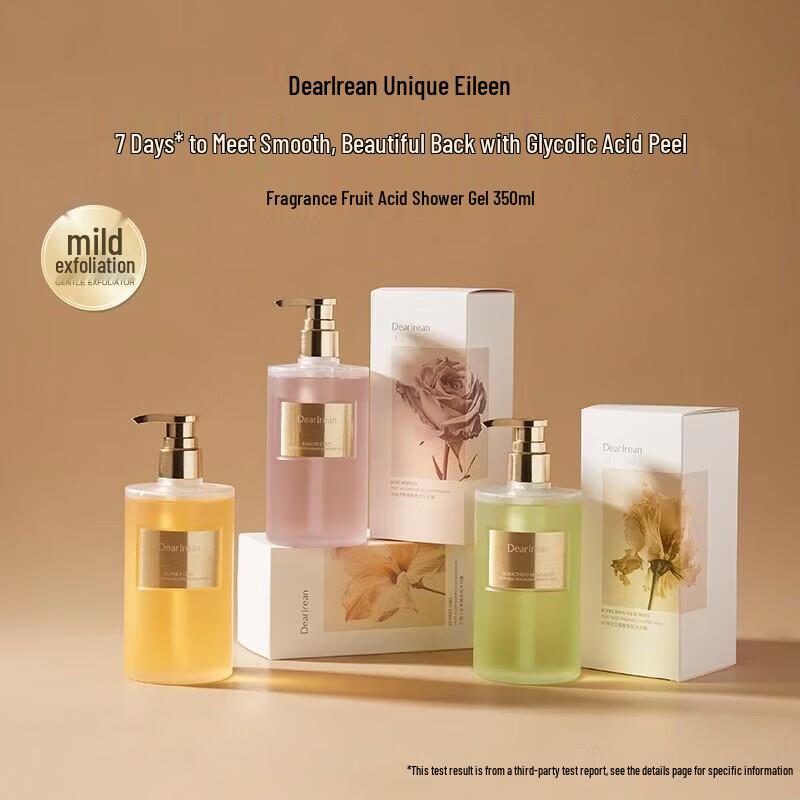 Dear Irean Hydrating Rose Scented Fruit Acid Shower Gel
