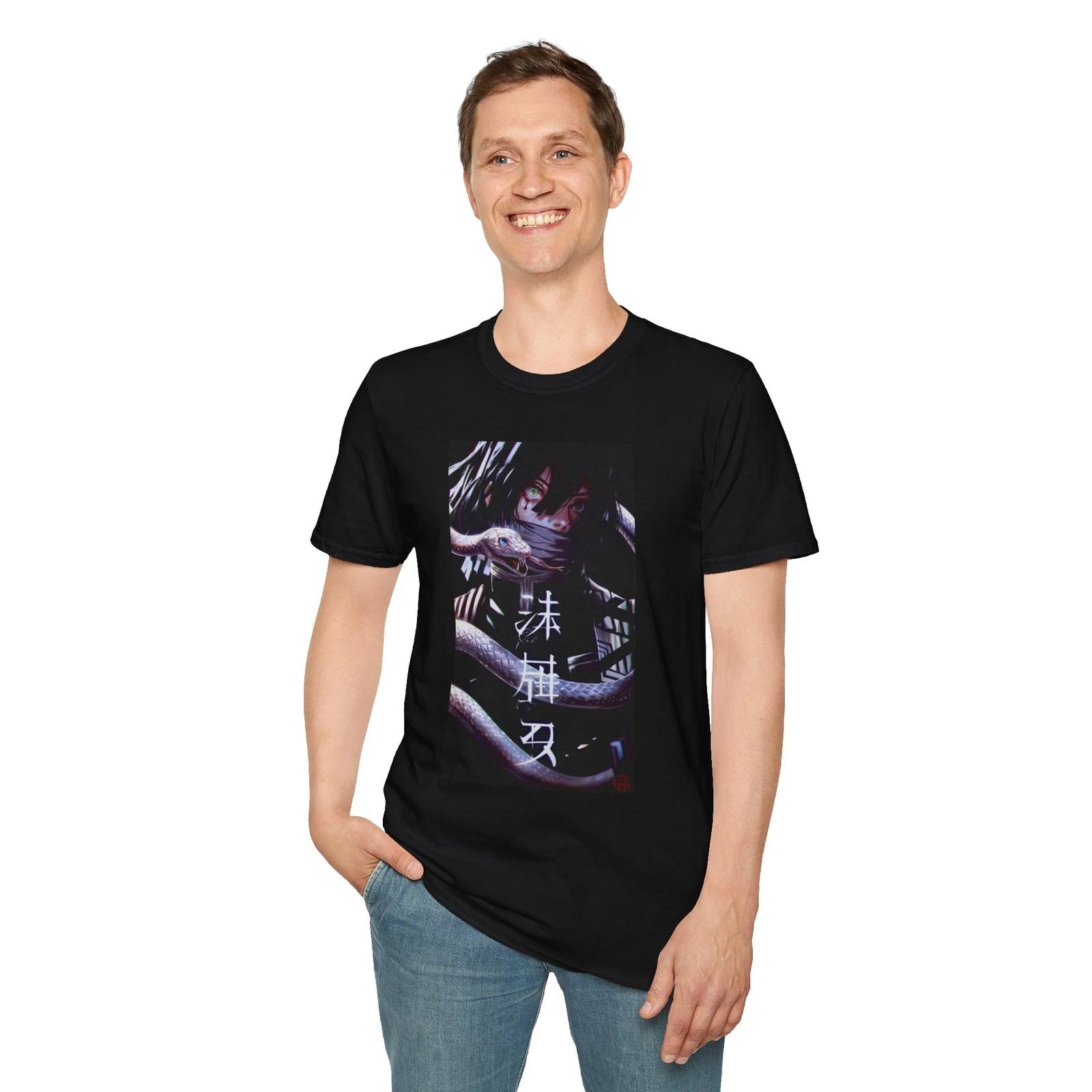 Demon Slayer Unisex JL Anime T-Shirt Softstyle - Iguro 120