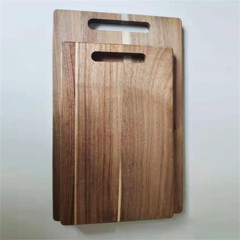Planche à Découper en Bois d'Acacia Pour une Préparation Alimentaire Sûre Double Face Planche à Découper Naturelle en Bois Essentiel de Cuisine