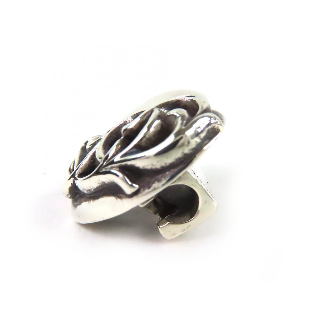 Great CHROME HEARTS hair accessory Heart motif concho button hair tie Silver 925 Used