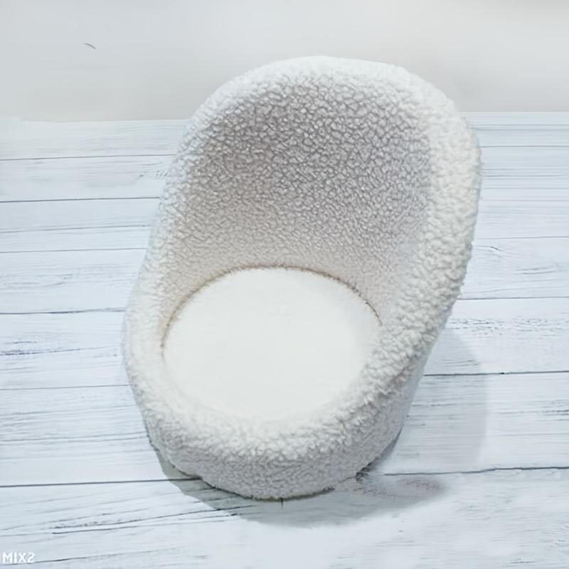 Holiday Gift Studio Photography Prop Sofa - Polyester Fiber, Cozy Pose for Youngsters Ideal for Photo Shoots and Video Recording