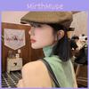 Beret Lightweight Vintage Cotton Linen Cap Uv Protection  Unisex Gift Design