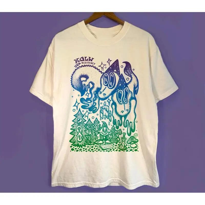 King Gizzard Usa Residency Tour White All Size S 5xl T Shirt Ag2025
