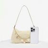 Yogodlns Summer Straw Handbag Purse Chic Weaving Shoulder Bags with Seashell Embellishments Tote Bag for Women Vacation