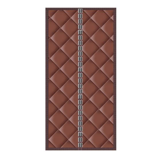 Magnetic Thermal Door Curtain Heavy Duty Insulated Door Cover Magnet Closure Windproof Soundproof Door Curtain for Entrance Insulation Patio Door