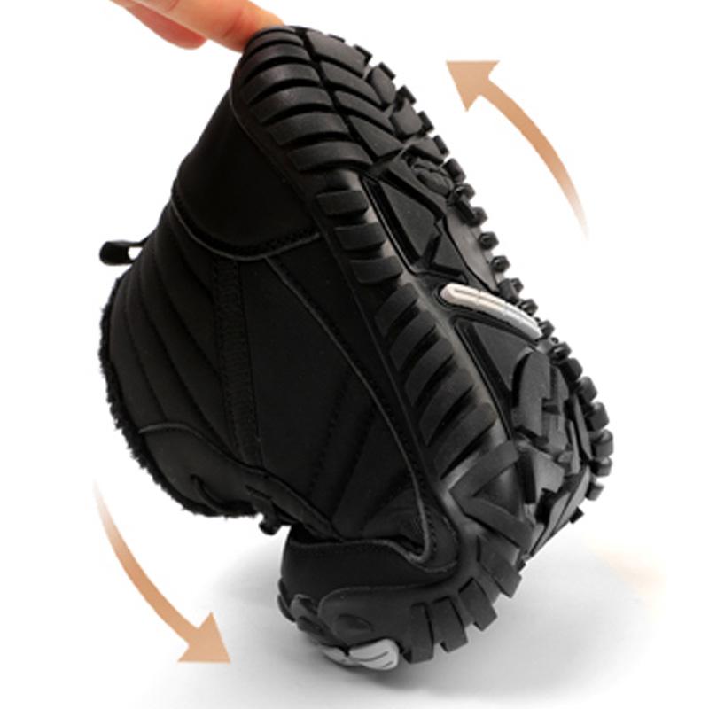 2025 New Men's Winter Shoes Outdoor Sports Solid Color Anti Dirty Snow Boots Warm Long Plush Wear Resistant Women's Casual Shoes