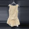 Spring 2026 Lace Bow Backless Spaghetti Strap Dress - French Style Short Skirt for Women