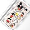 Soft Phone Cover Case for iPhone 17 Pro Max 12 Mini 16 11 XS Max XR 15 Air 7 8 14 Plus 13 Pro Crayon Shin Chan Cartoon