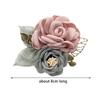 Elegant Korean Fabric Flower Brooch: A Versatile Accessory For Professional And Casual Wear