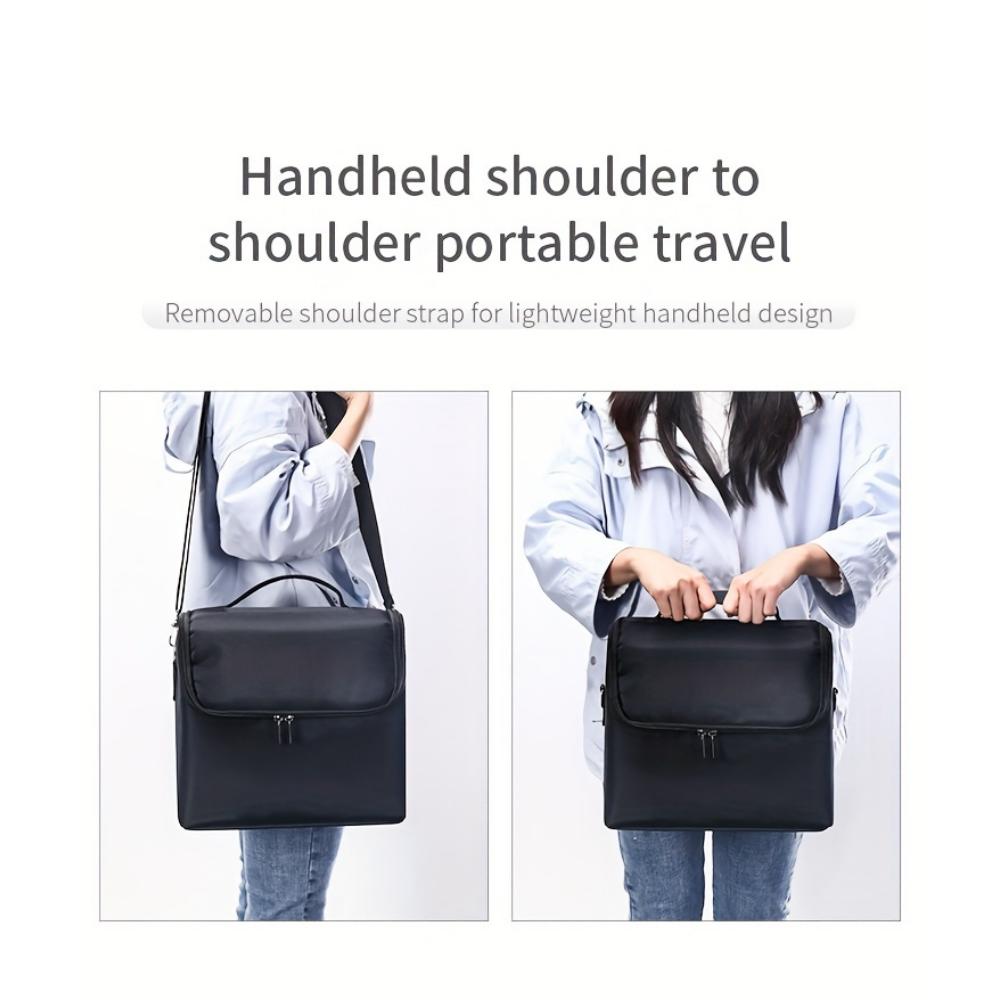 Large -capacity Multi-layer Professional Cosmetic Bag,portable Manicure Pattern Embroidery Makeup Toolbox, Jewelry, Necklace,ring,pendant Storage Box.