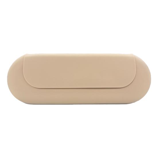 Silicone Makeup Brush Organizer Storage Box Large Capacity Magnetic Closure Waterproof Portable Travel Cosmetic Brush Case