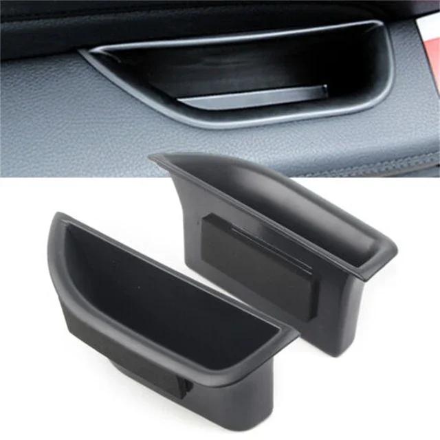 Interior Door Handle Storage Box For Mercedes Benz E Class W212 2010-2015 Container Holder Tray Accessories Car Styling
