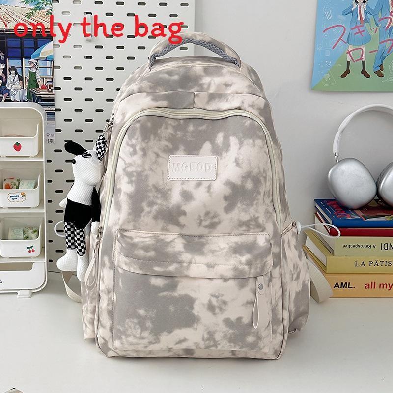 Backpack Nylon Fashionable With Letter Print Design For College Travel And