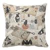 Happy Halloween Pillow Cases  Linen Sofa Cushion Cover Home Decor 