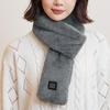 Electric Heated Scarf USB Charging Soft Heating Neck Wrap Winter Electric Scarf with 3 Temperature Settings for Women