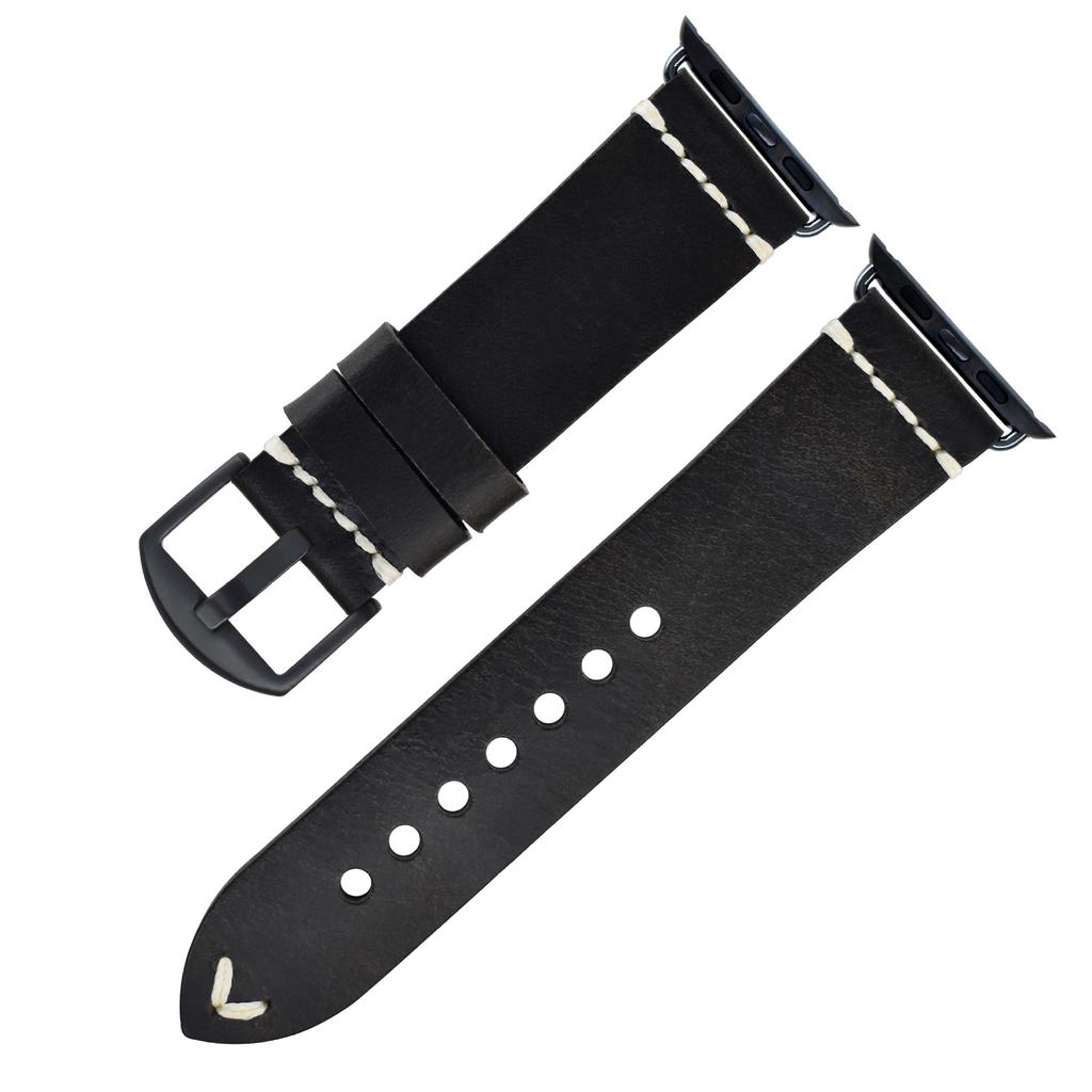 Applicable To Apple Watch Leather Strap Apple Watch Iwatch8 Men'S S7 Women'S Strap