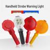 Solar LED Plum Blossom Traffic Cone Safety Light: Flashing Warning Lamp for Vehicles