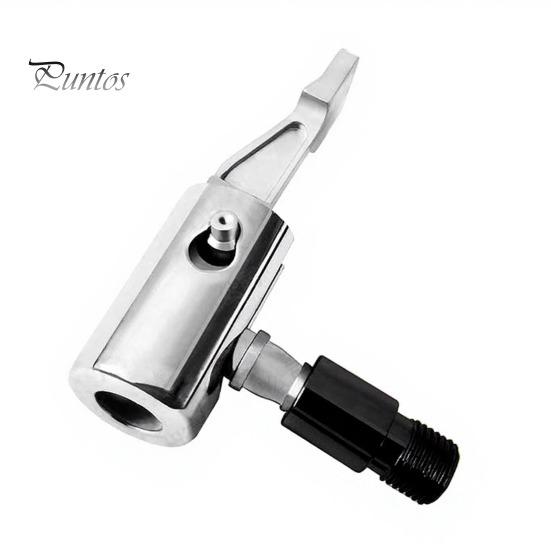 Locking Air Pump Fitting Hose Adapter 90 Degree Connector Zinc 90-degree Alloy Tire Inflator for Cars Motorcycles Bicycles